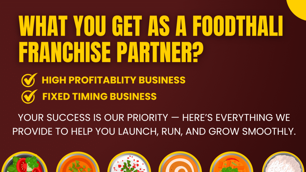 what you get as food thali franchise partner