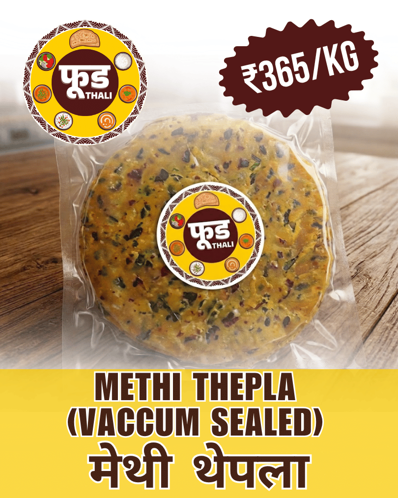 Home methi thepla food thali bulk order